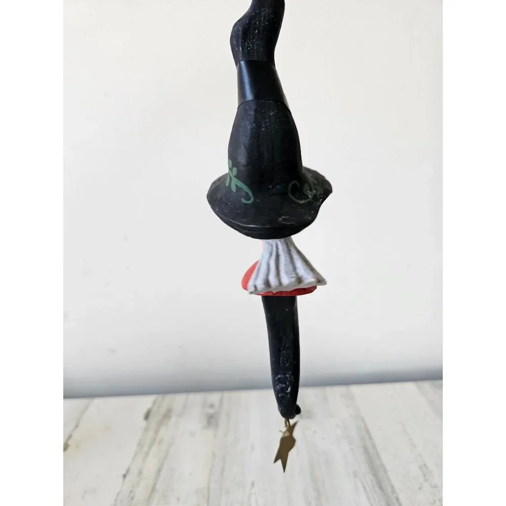 Vintage house of hatten witch Halloween star ornament pumpkin jack-o'-lantern de